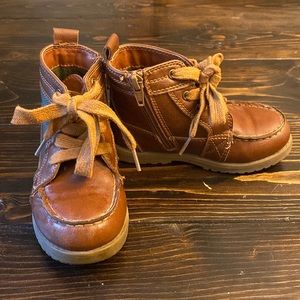 Brown Boys Hiking Boots